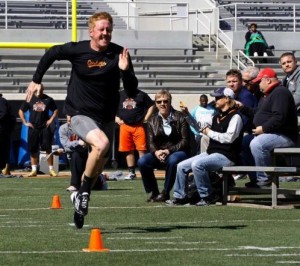 Brandon Weeden Working On Foot Speed To Better Chase Down Opposing DB's