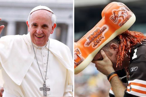 POPE FRANCIS VS CLEVELAND BROWNS