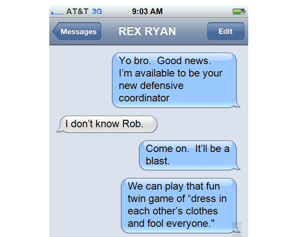 Ryan’s Looking For A New Job Via Text