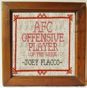 Joey Flacco Framed