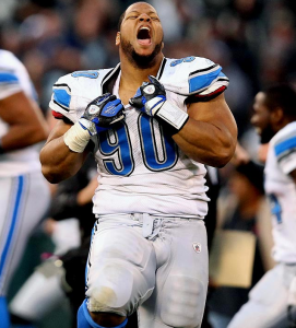Ndamukong Suh Responds to Accusations of Dirty Play With Kick to Groin of Reporter