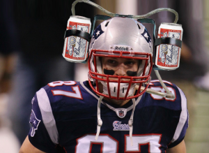Rob Gronkowski Fined For Wearing Illegal Beer Helmet